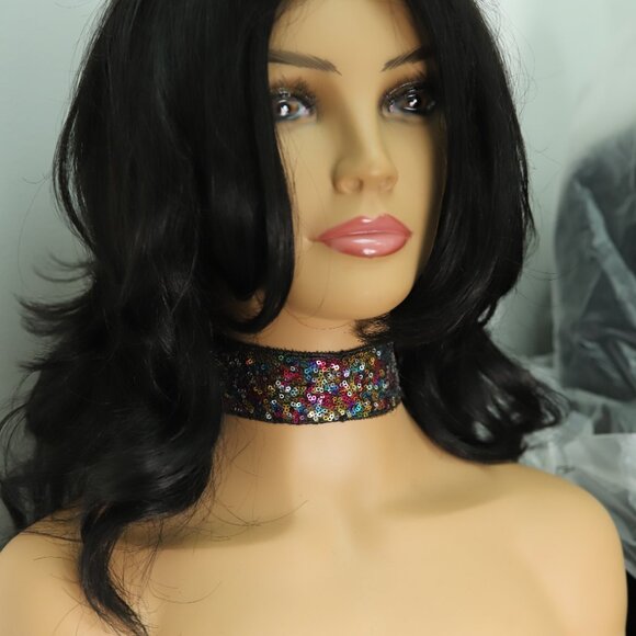 Multi Color Choker Adjustable Brilliant Colors Chokers (#61) - Picture 10 of 11